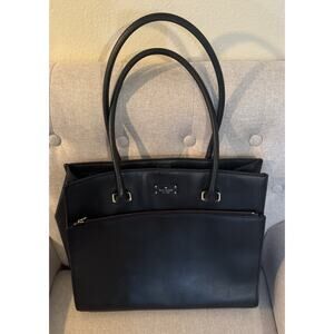 Kate Spade New York Maeve Grove Street Black Leather Tote